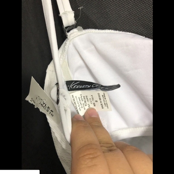 NEW Kenneth Cole New York Deco The Distance One-Piece Swimsuit [SZ Small‎ ] - Picture 7 of 8